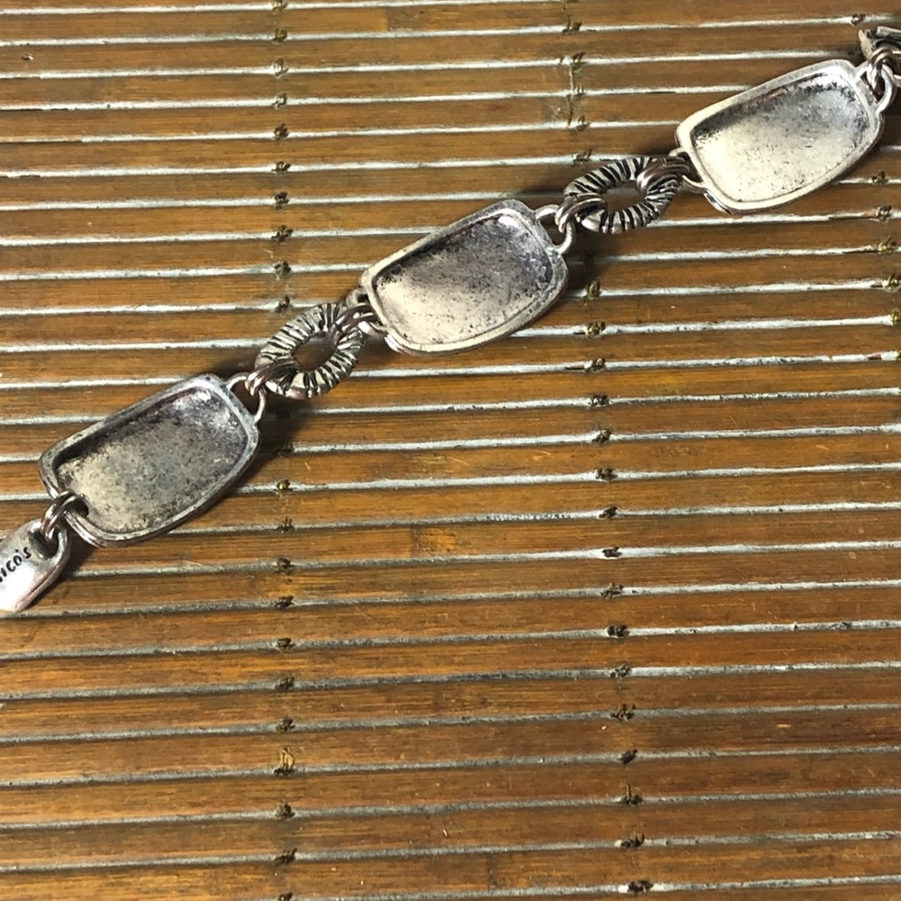 ☀️WEEKEND SALE☀️ Chico’s☀️Chunky etched metal bracelet - Picture 6 of 9